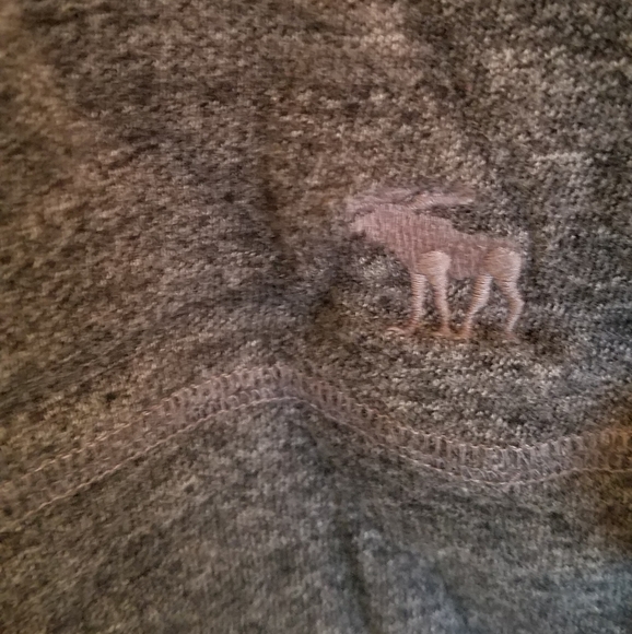 Abercrombie and Fitch sweatshirt Medium ash grey - Picture 4 of 6